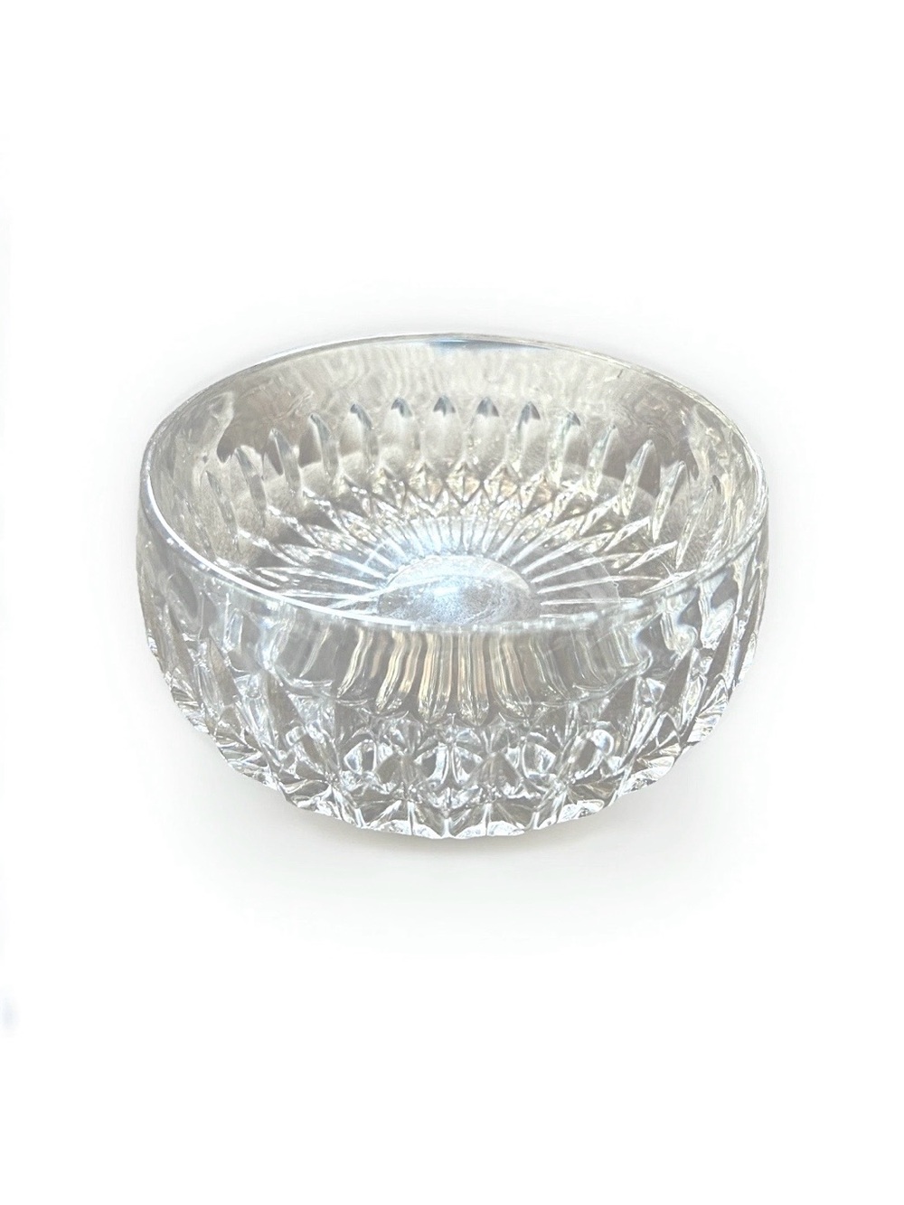 Vintage Gorham Full Lead Crystal Bowl Gorham Althea Pattern Germany Centerpiece